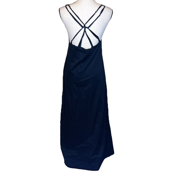 Tysa Black Deep V Neck Lightweight Summer Resort Beach Maxi Dress Womens 2 - Picture 3 of 11